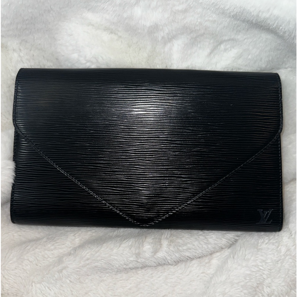Louis Vuitton Epi black clutch